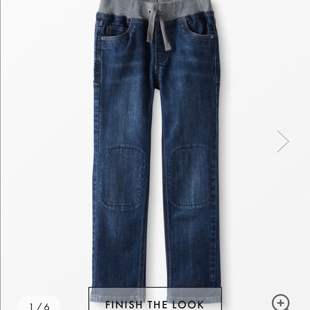 Double-knee Kickstart Slim pull-on Hanna jeans
